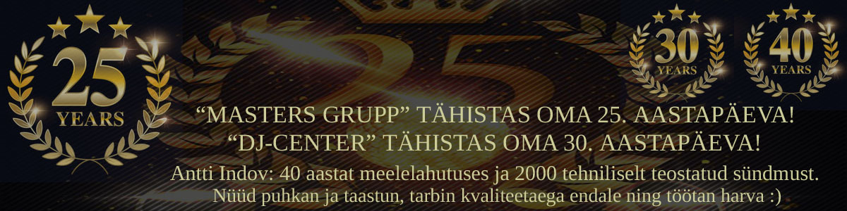 DJ-CENTER TÄHISTAS OMA 30. AASTAPÄEVA!